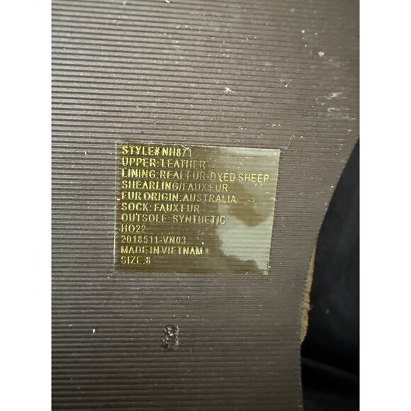 Madewell Toffee The Marceline Clog Boot in Shearling Size 8 - Picture 6 of 9